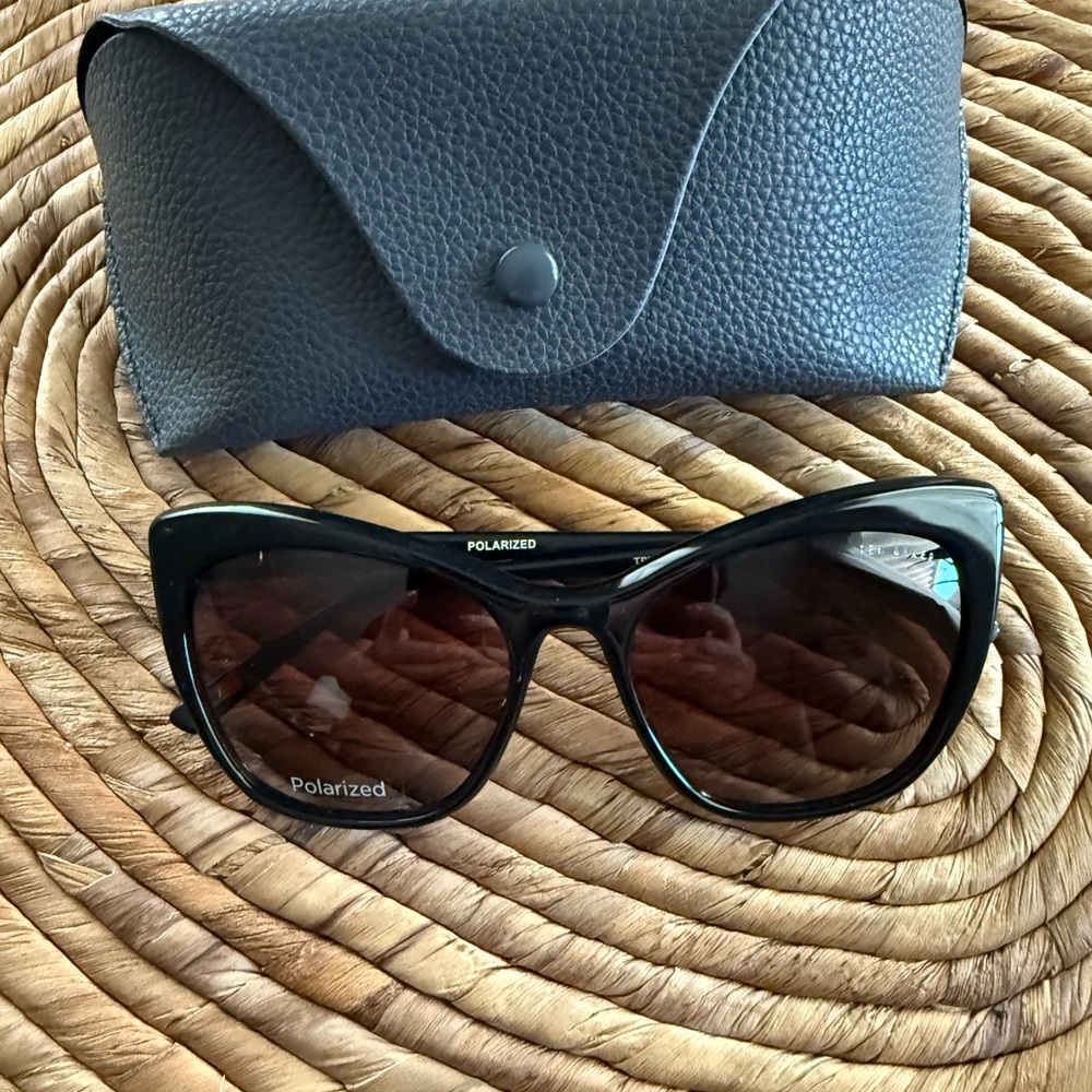 Ted Baker Black Polarized Sunglasses